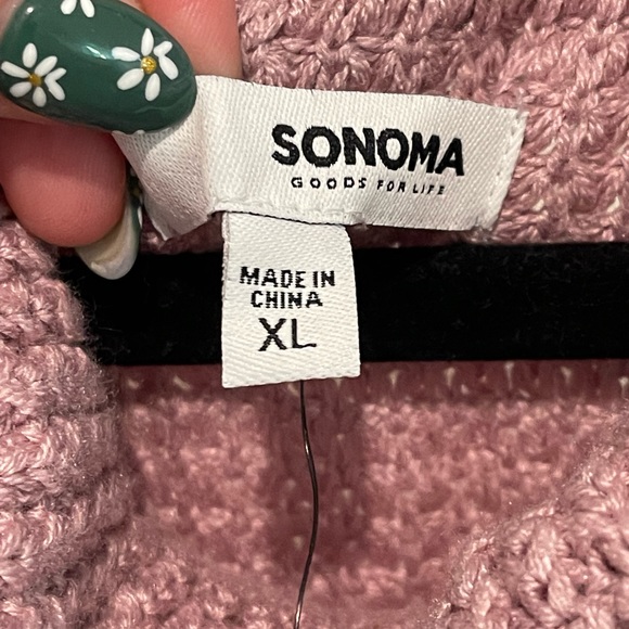 NWT Sonoma Sleeveless Sweater Top Winter Layering Size XL - Picture 3 of 7